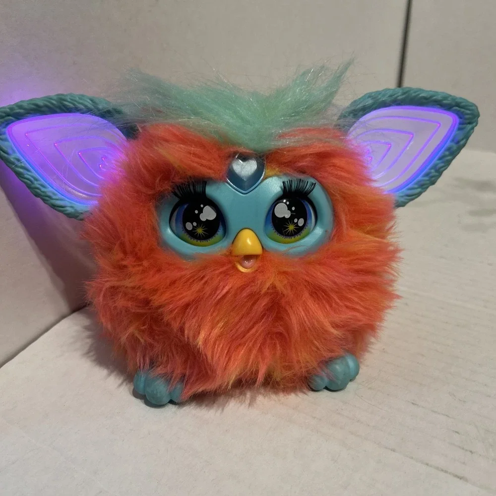 Furby Coral (2023) Interactive Plush Toy (Hasbro) Tested‎ Works C4